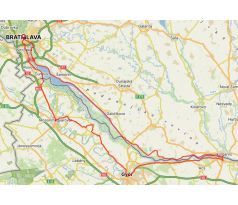 250km Bratislava - Lipó - Győr - Komárom - Komárno - Číčov - Šamorín - Bratislava